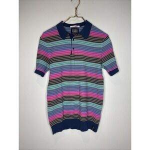 Scotch & Soda Vibrant Striped Polo Shirt